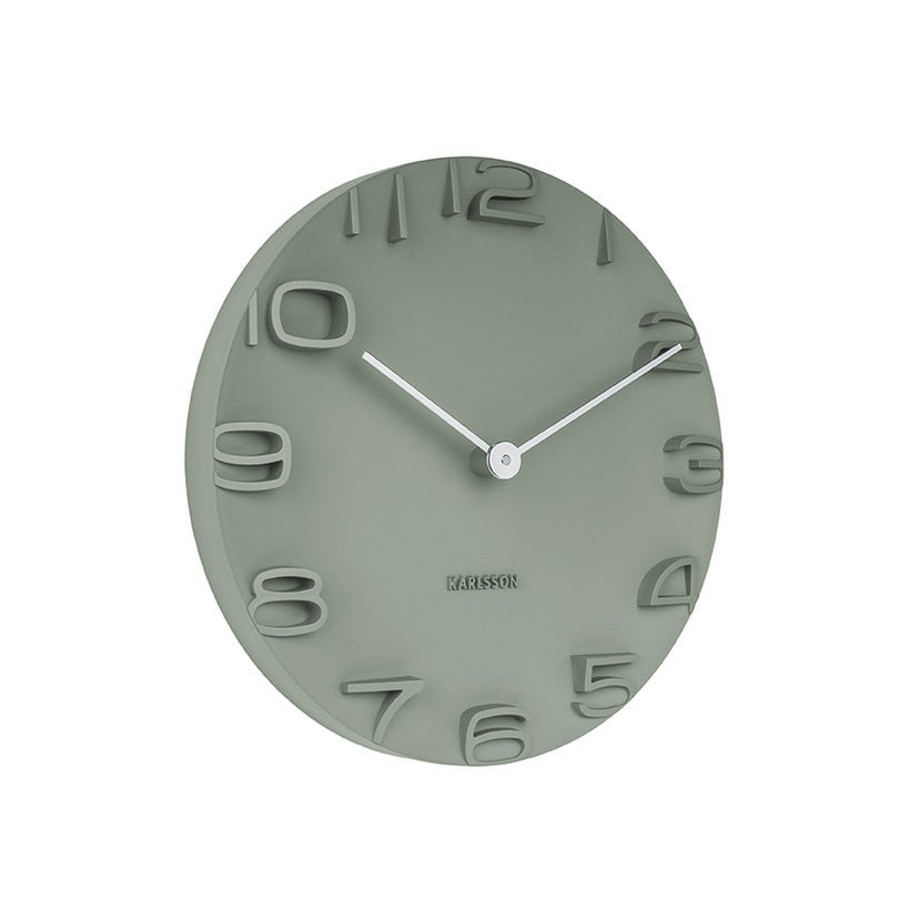 Wanduhr am Rande