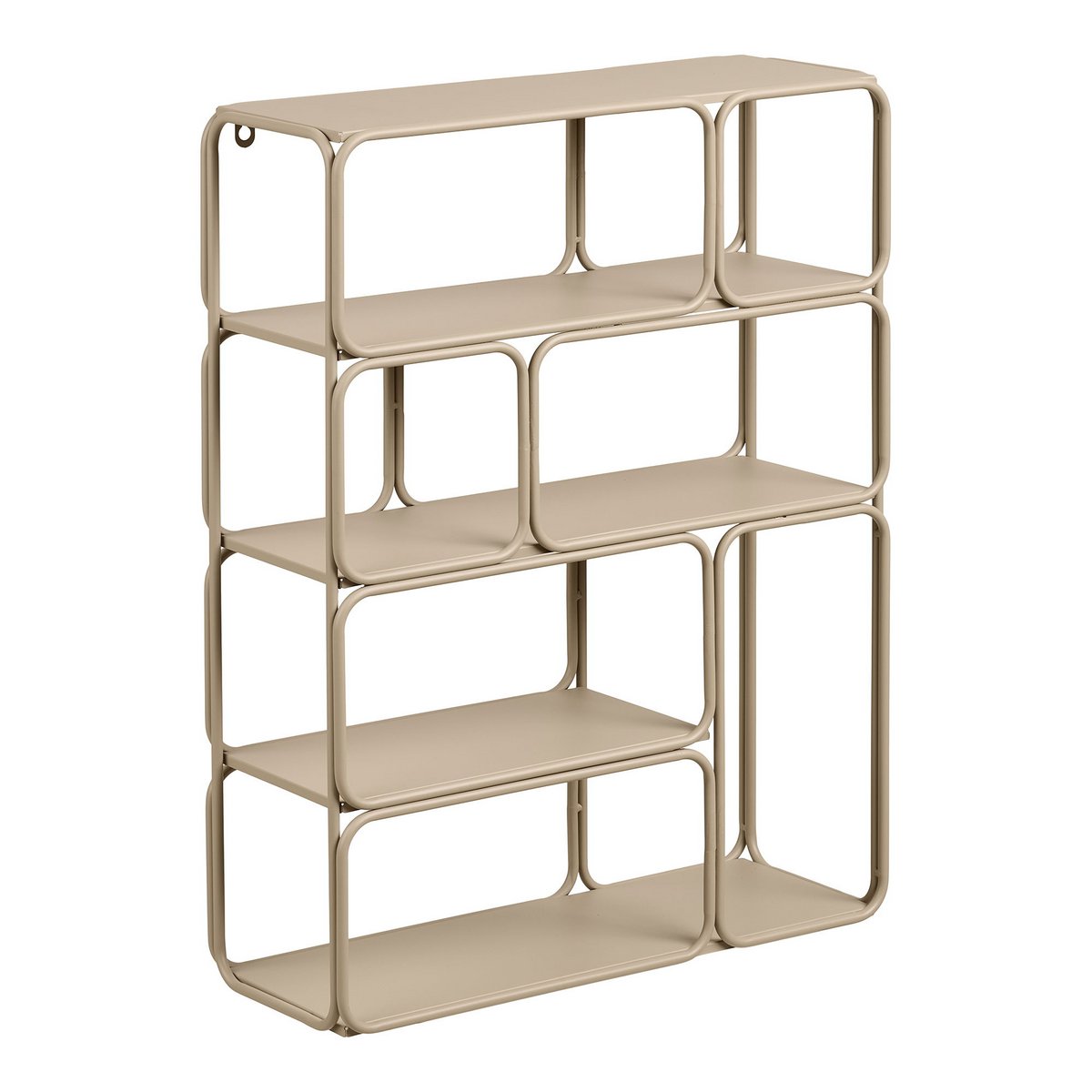 Lanciano Wandregal, Metall, beige, 48x18x64 cm