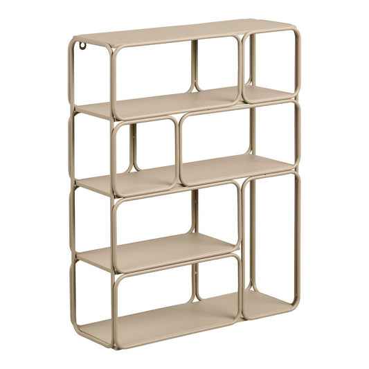 Lanciano Wandregal, Metall, beige, 48x18x64 cm