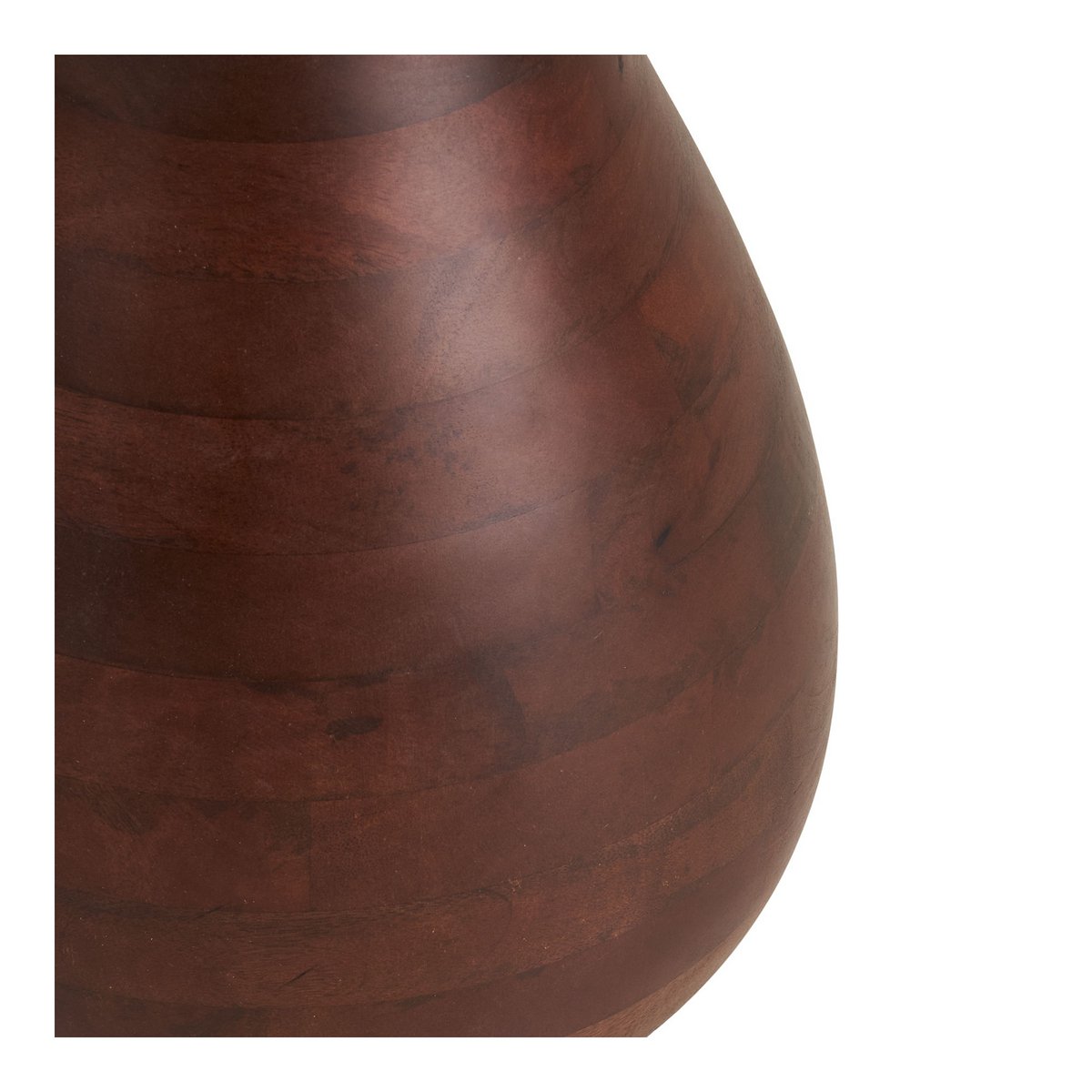 Heide Beistelltisch, Mangoholz/Marmor, dunkelbraun/weiß, ø40x41 cm