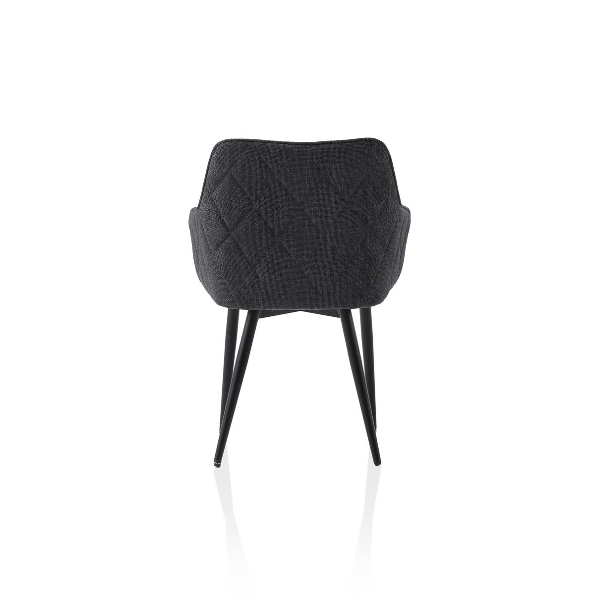 Dining room chair structured fabric anthracite
