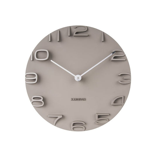 Wanduhr am Rande