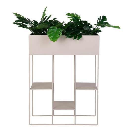Rabo Planter - Pflanzgefäß, Stahl, 3 Regale, Sand, 25x60x80 cm