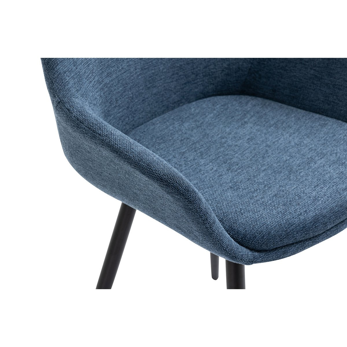Set of 2 armchairs dark blue