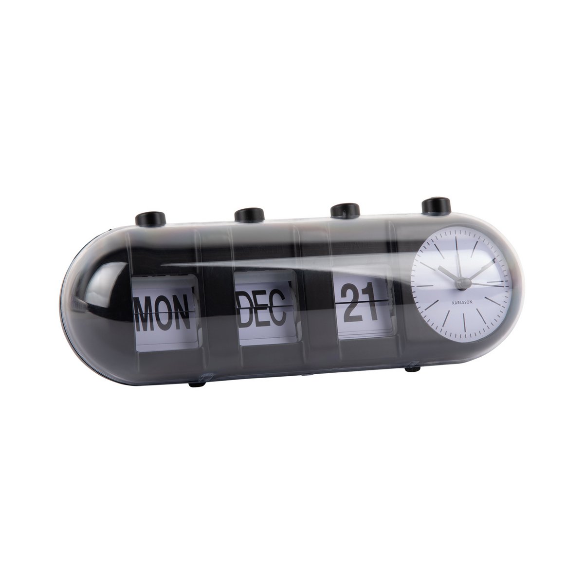 Wecker Retro Tube Kalender Flip