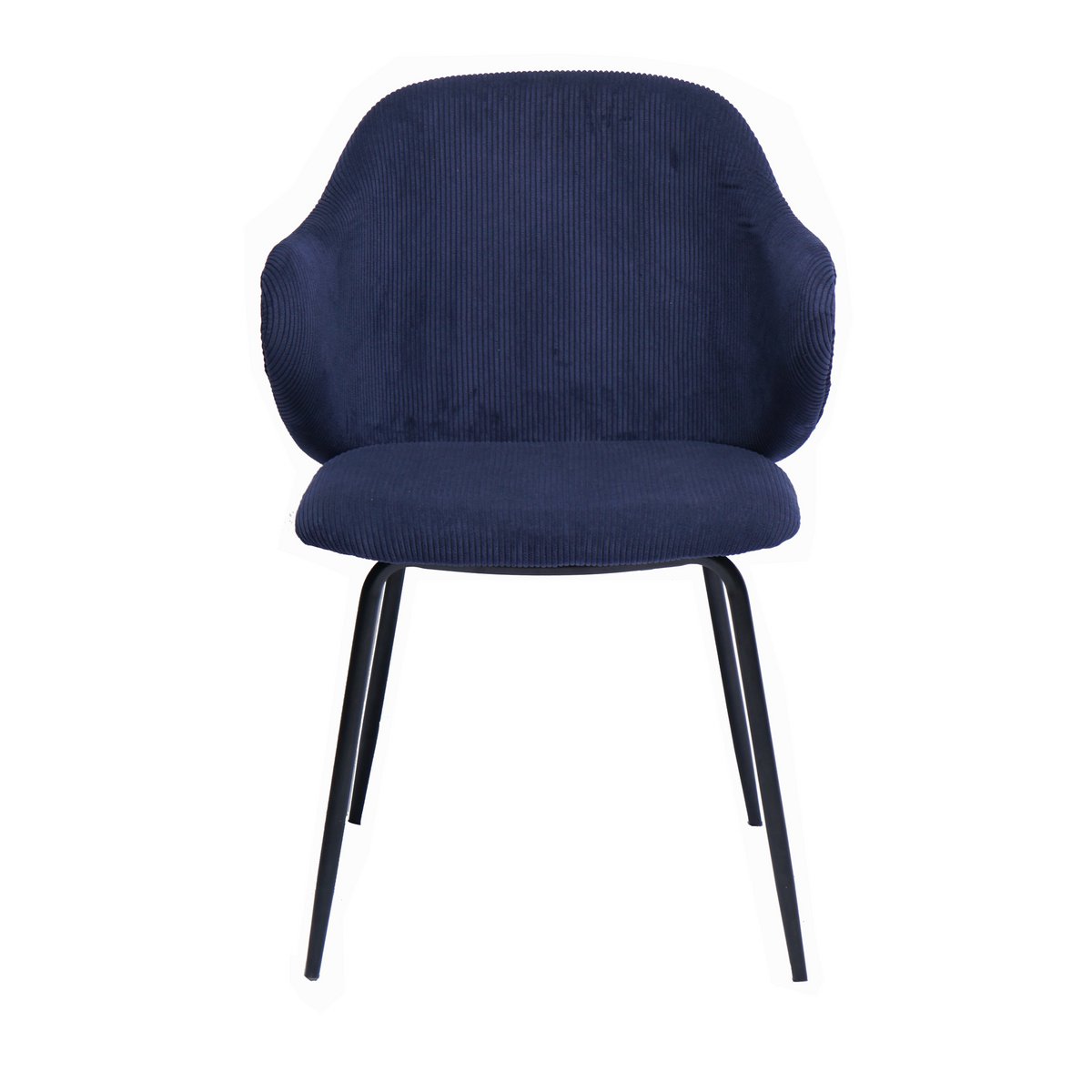 Set of 2 armchairs dark blue