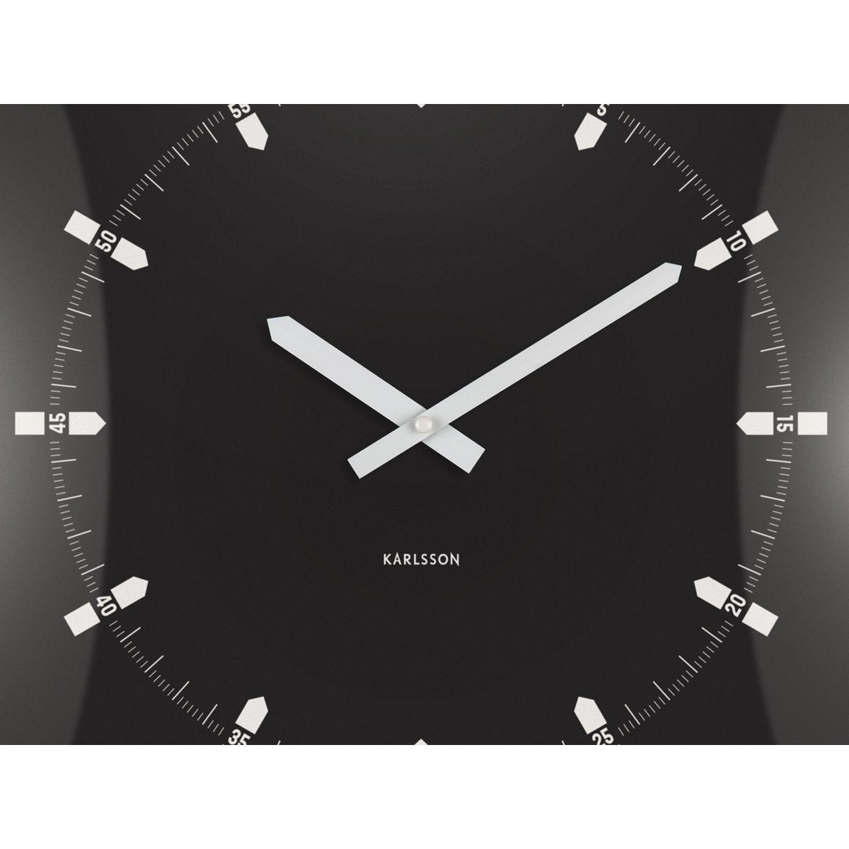 Wanduhr Sucinto Dome Square