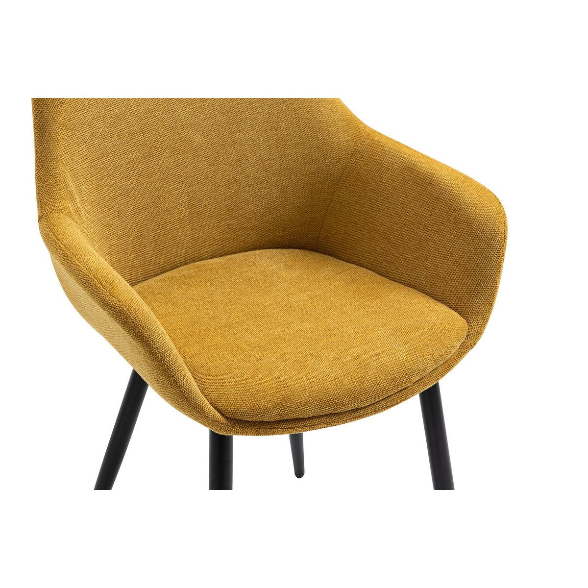 Set of 2 armchairs yellow