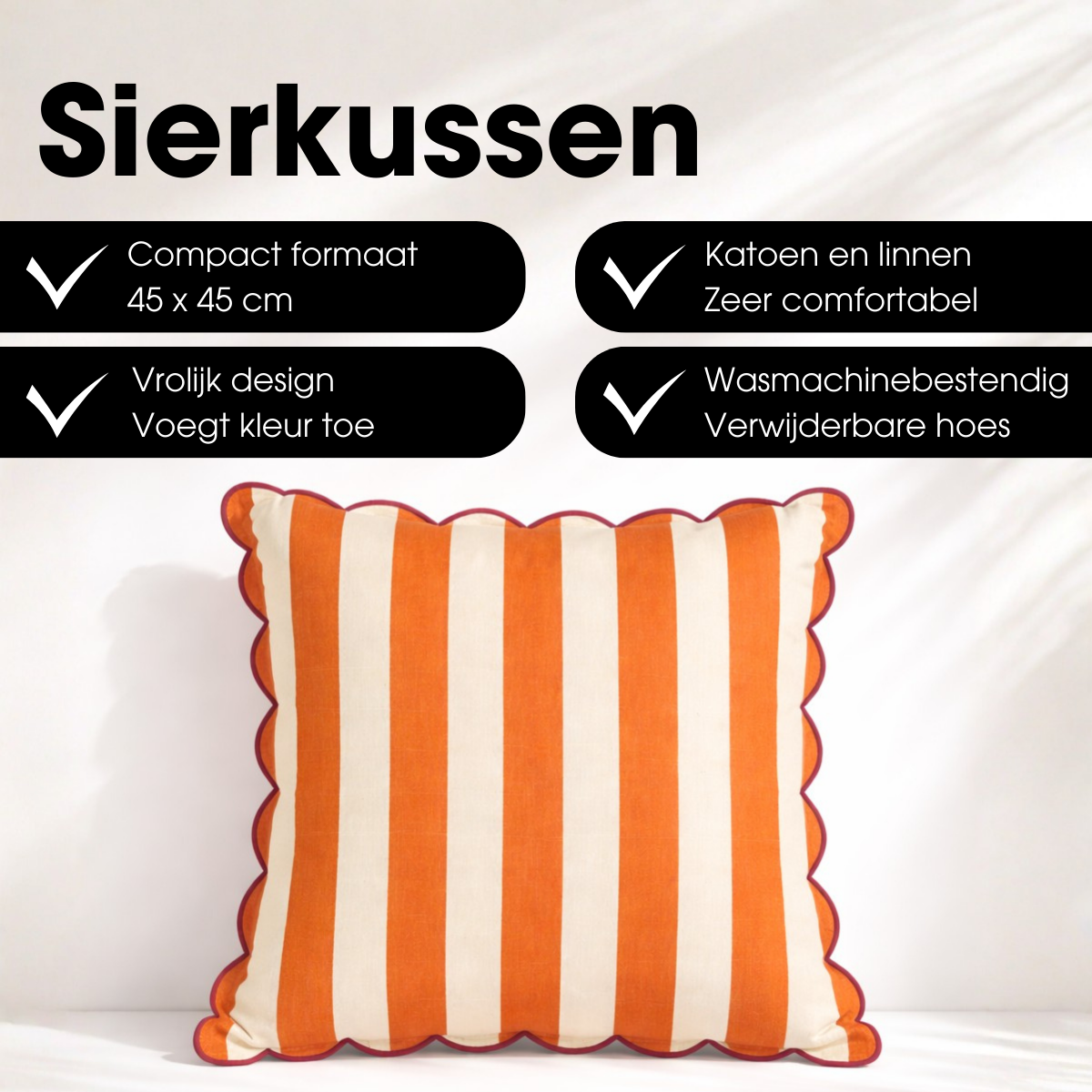 Dekokissen Orange