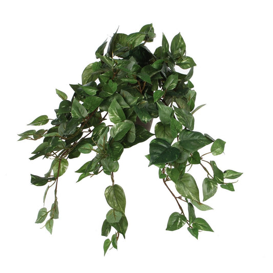Künstliche Hängepflanze Scindapsus hängend Grün