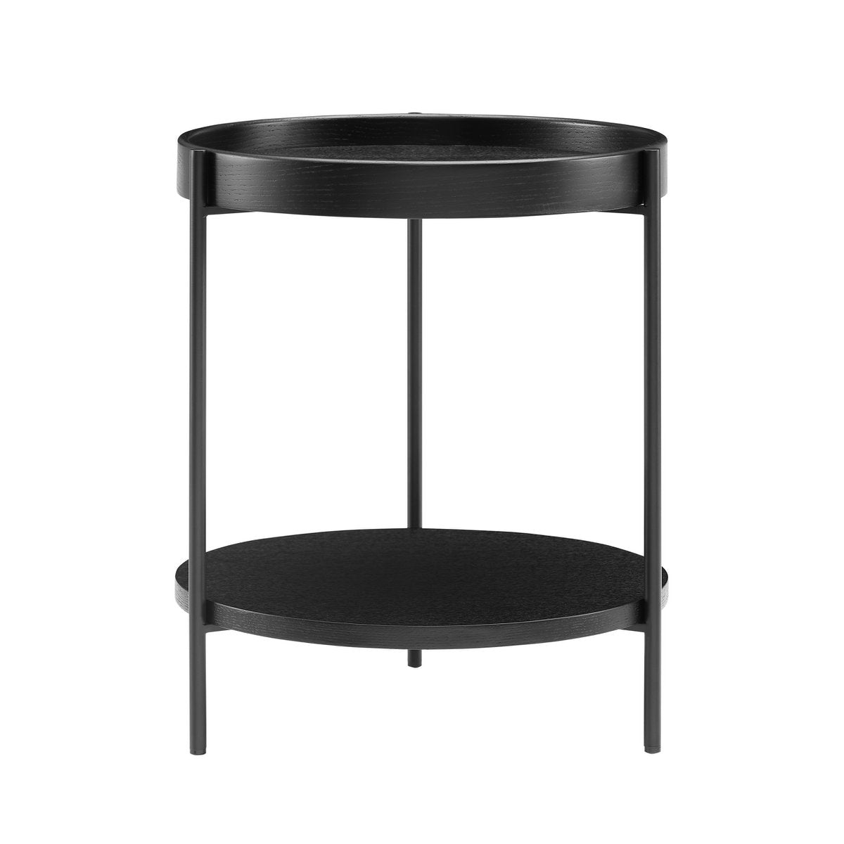 Coffee table set of 2 black