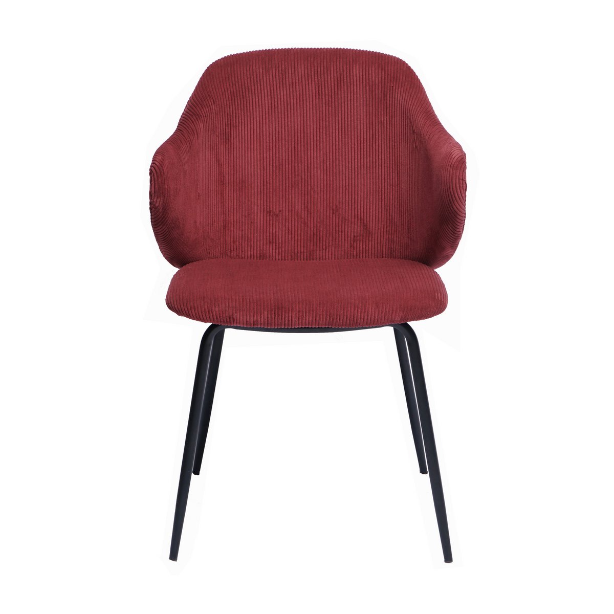 Set of 2 armchairs, berry