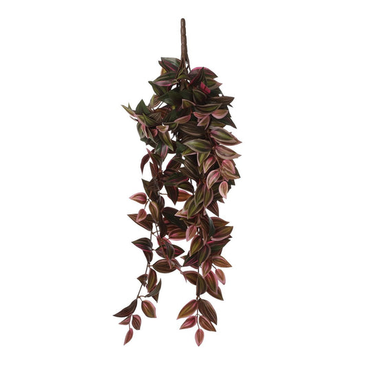 Künstliche Hängepflanze Tradescantia Dunkelrot
