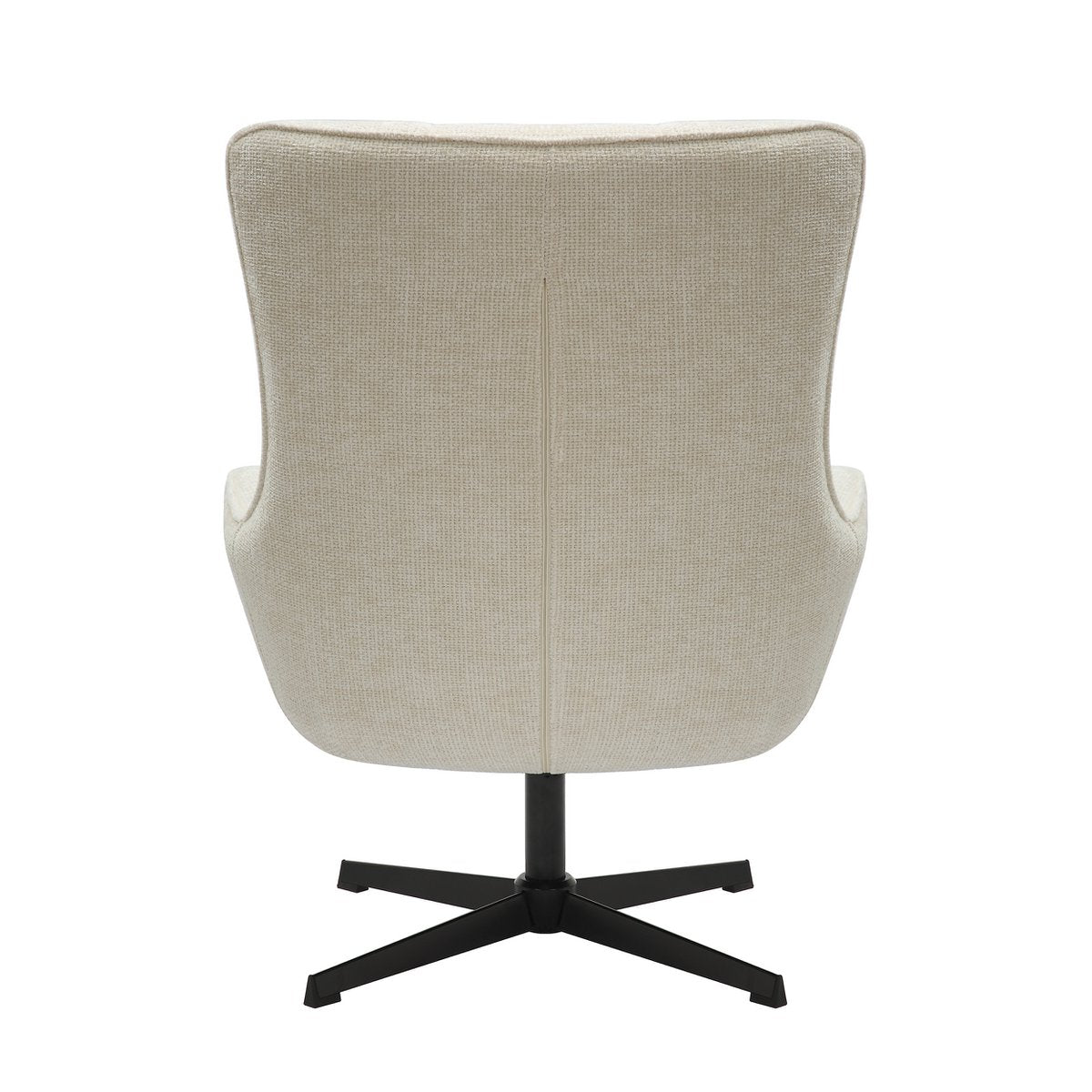 Armchair chenille fabric beige