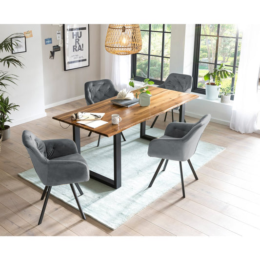 Dining group 5 pieces 180x90 cm