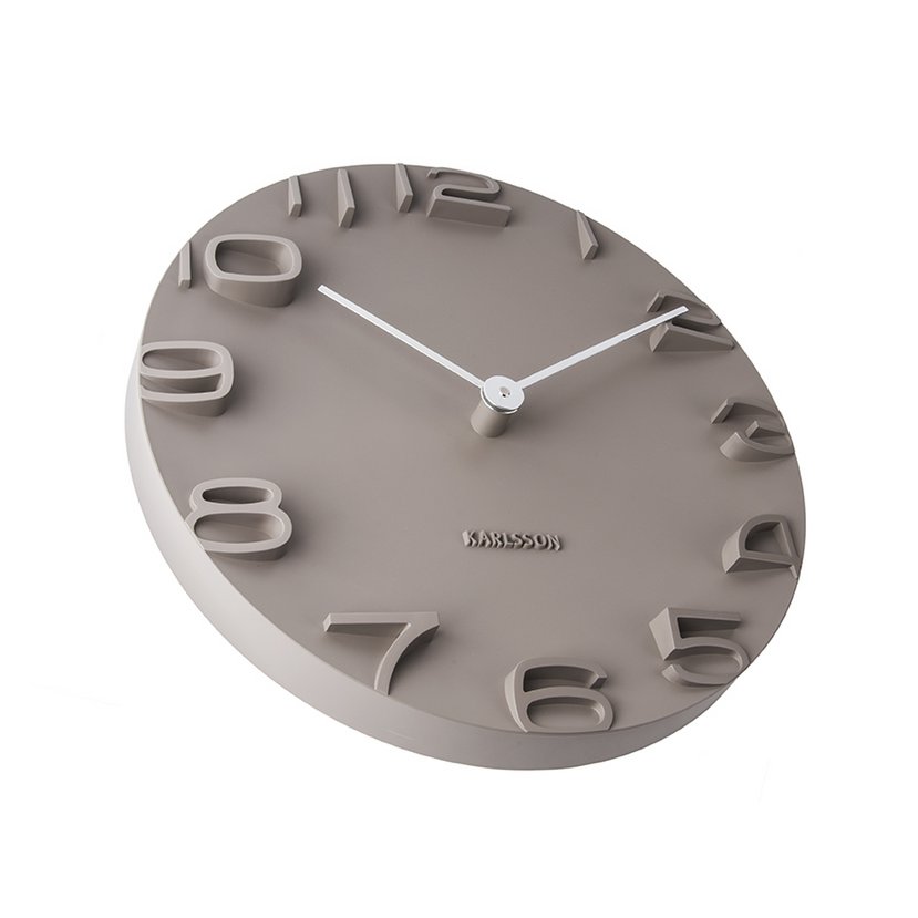Wanduhr am Rande