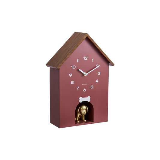Wanduhr Hundehütte