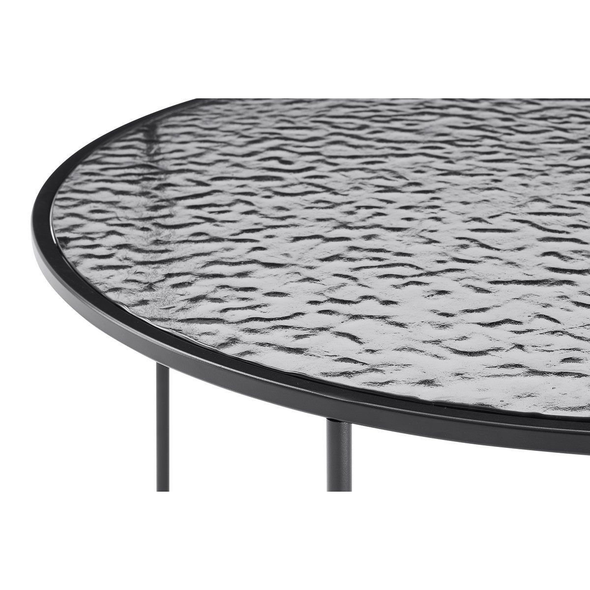 Coffee table Ø 80 cm black