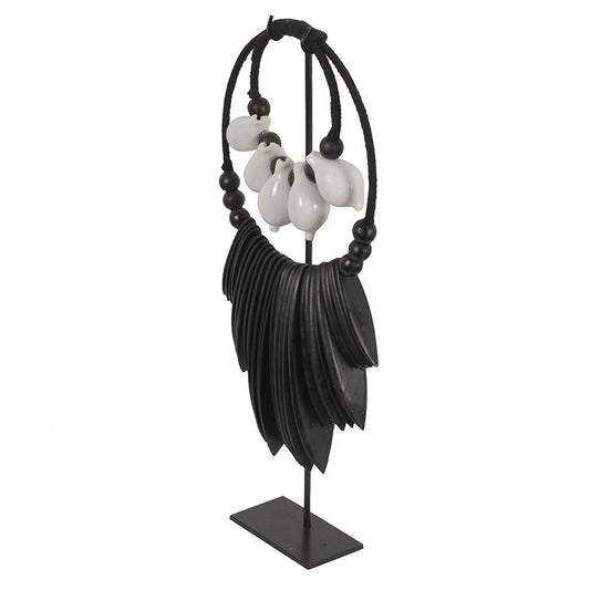 K35 Black & White Octo Halskette s