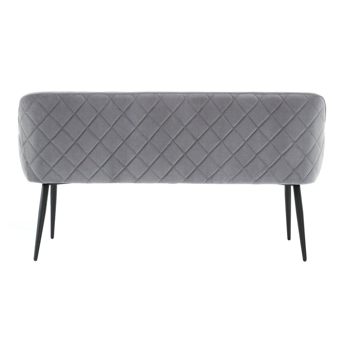 Bench 160 cm velvet gray