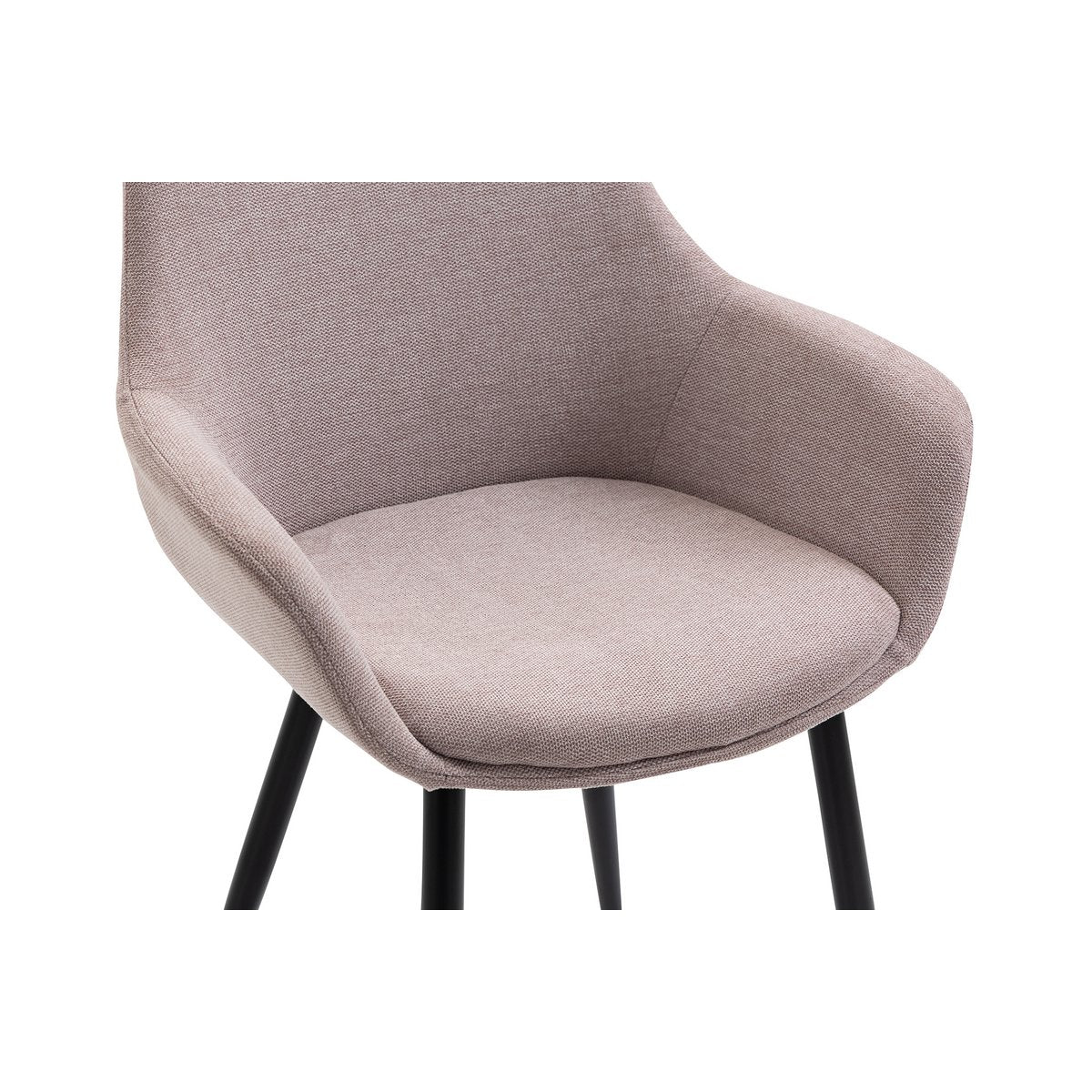 Set of 2 armchairs rose