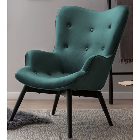 Armchair Green Velvet