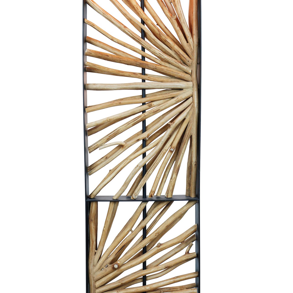 Floor lamp driftwood natural/beige 165 cm