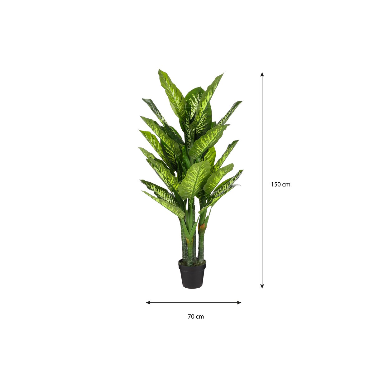 Künstliche Pflanze Dieffenbachia Green