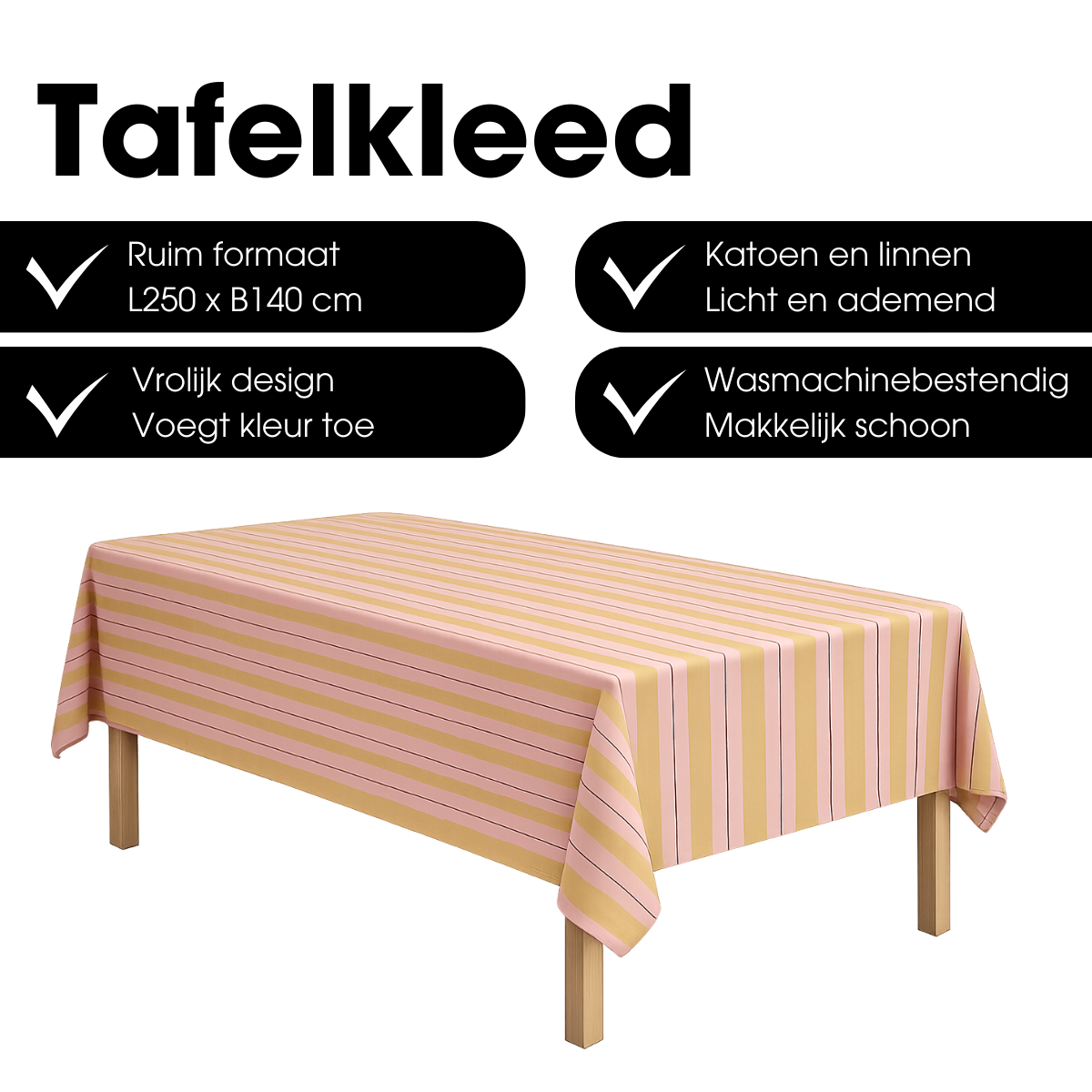 Tischdecke Imke Ocker