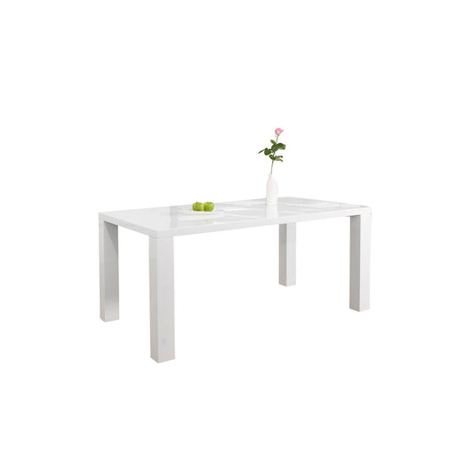 Dining table 180x90x76 cm white