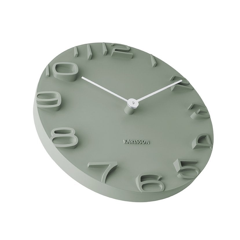 Wanduhr am Rande