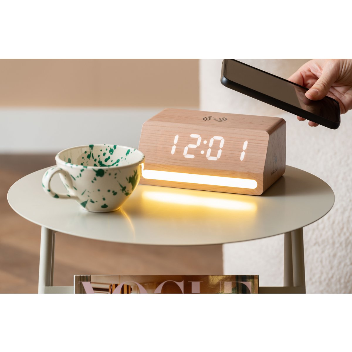Wecker Retro mit LED-Beleuchtung