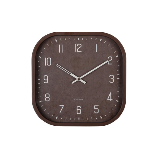 Quadratische Elementar-Wanduhr