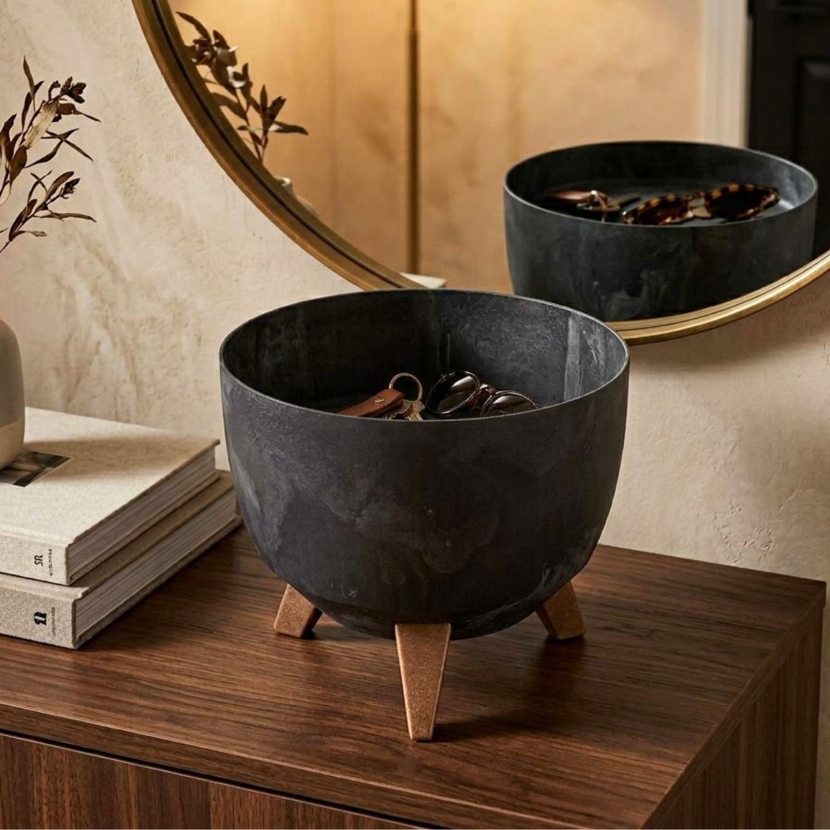 Outdoor-Pflanzgefäß Doppio Black