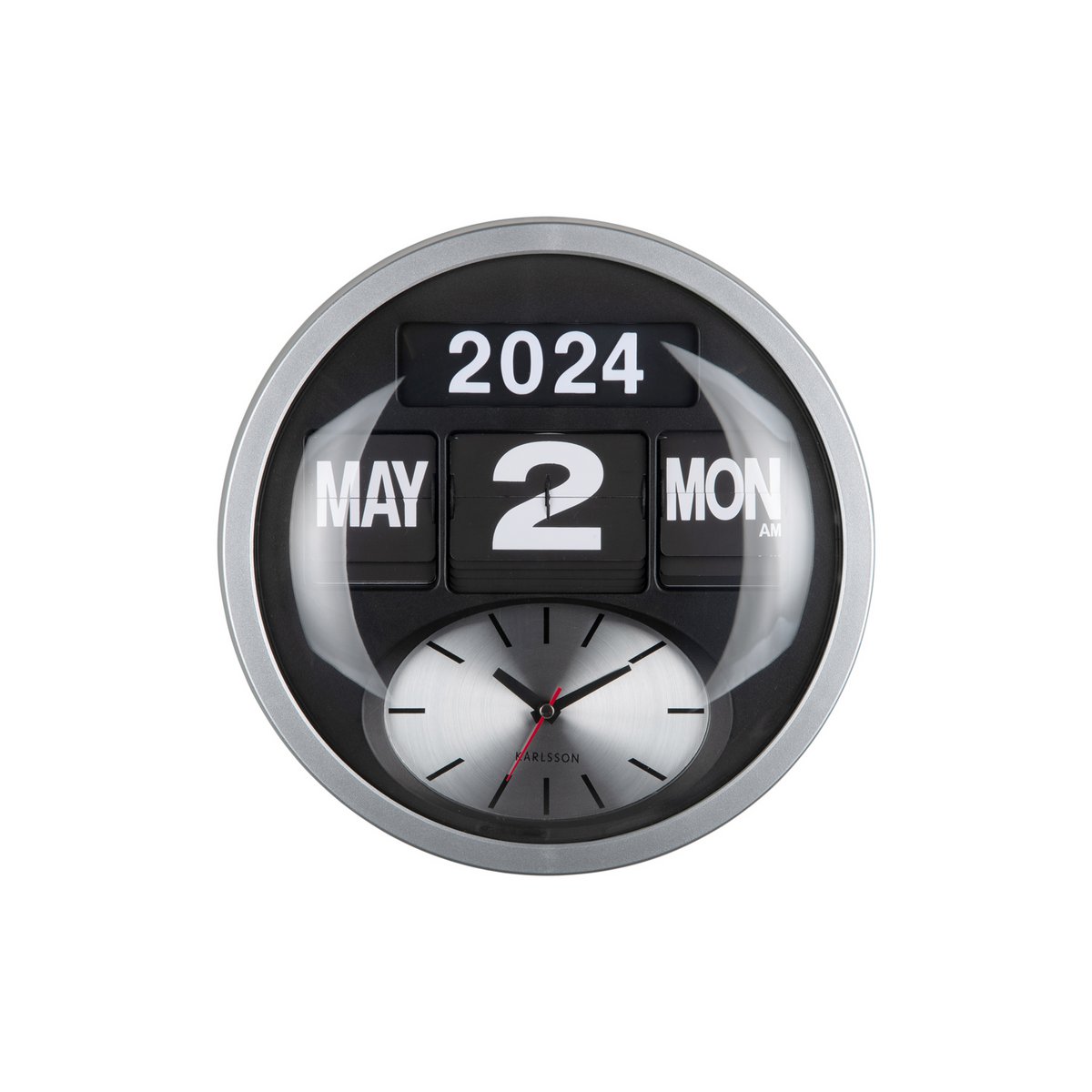 Wanduhr Round Flip