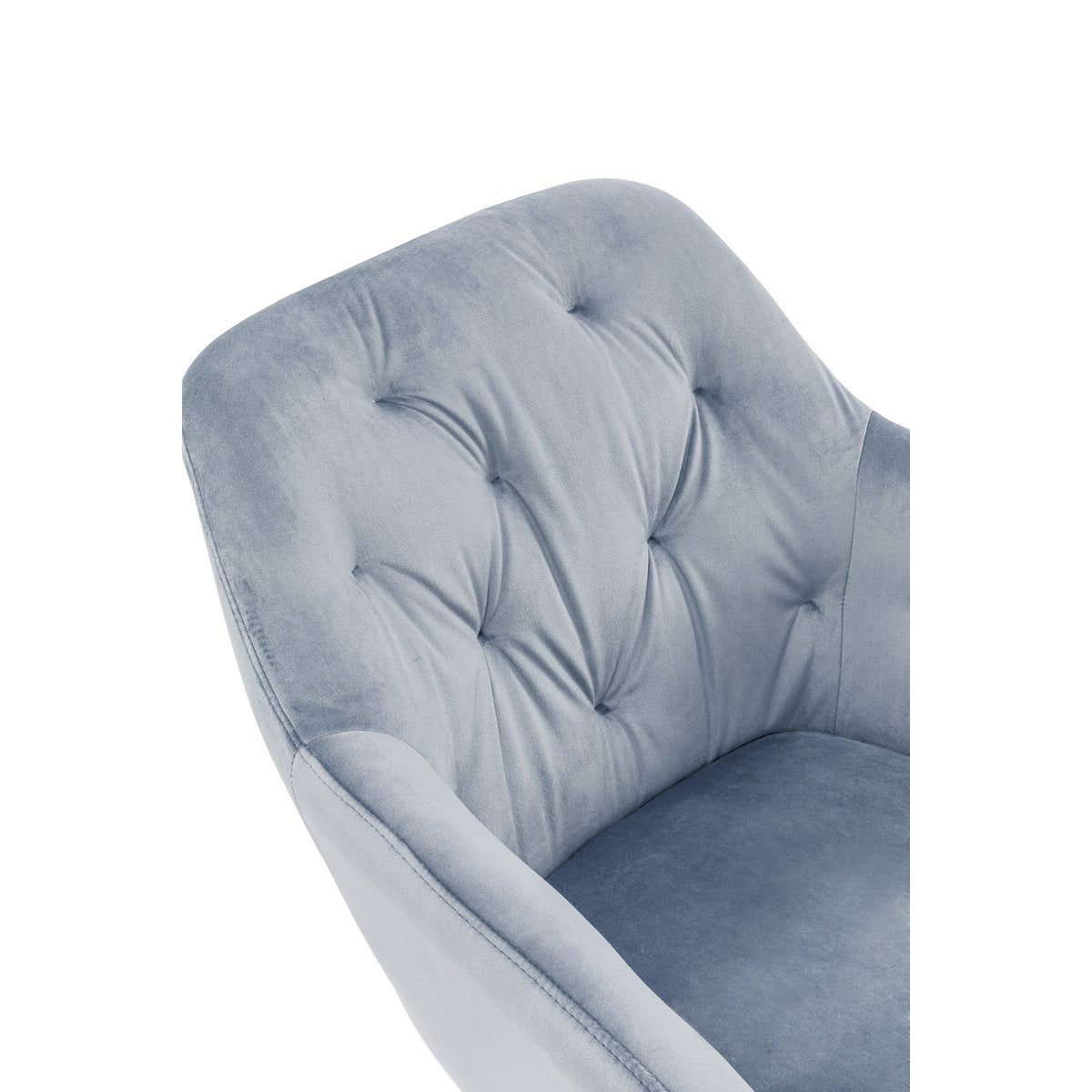 Armchair light gray velvet