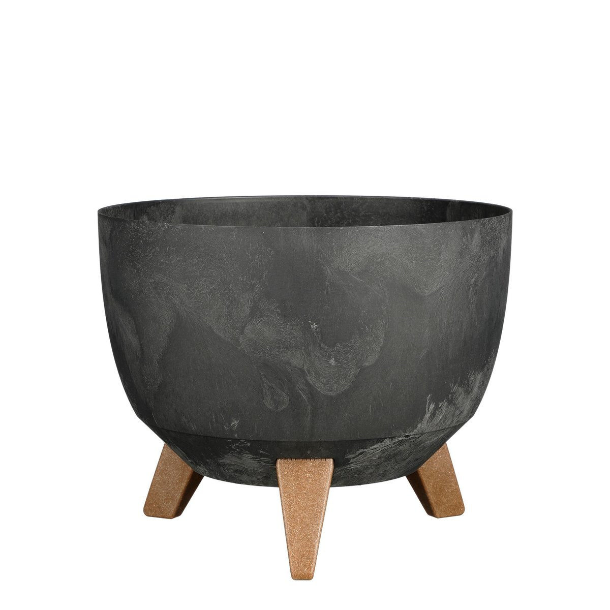 Outdoor-Pflanzgefäß Doppio Black