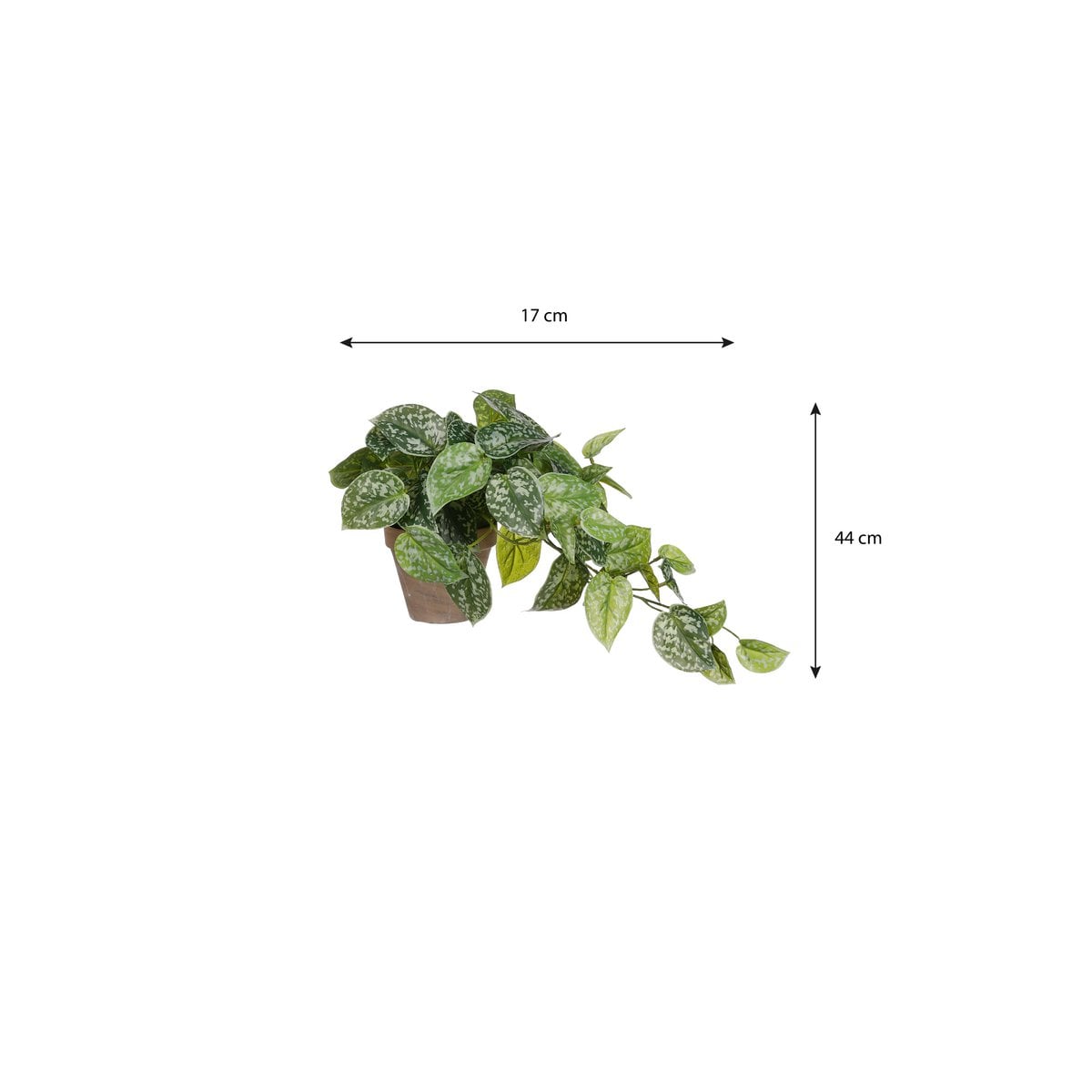 Künstliche Hängepflanze Scindapsus Green