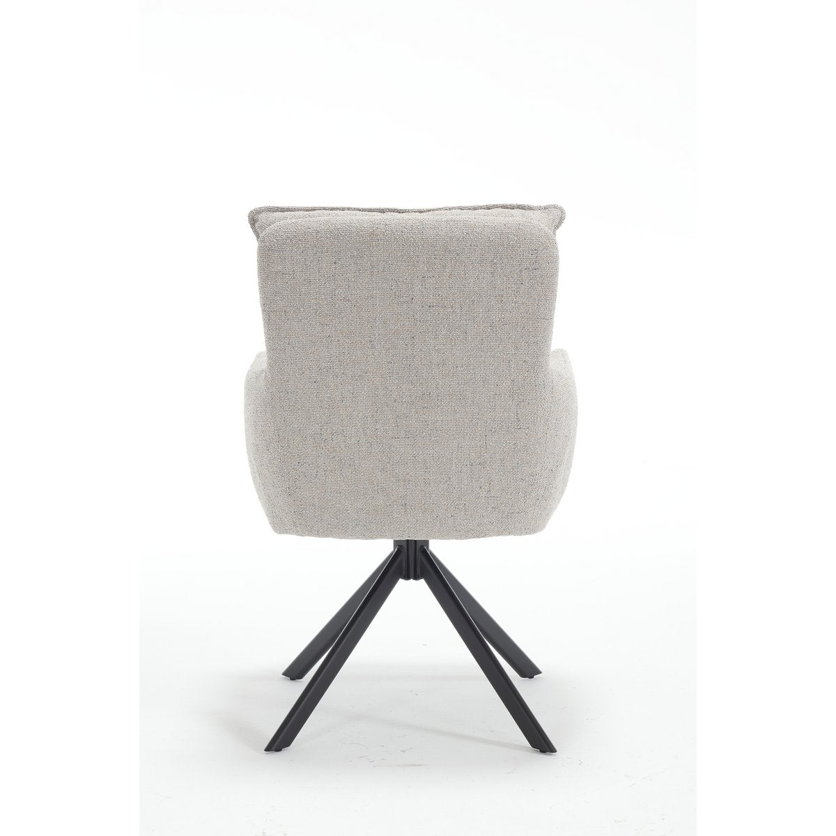 Armchair structural fabric gray