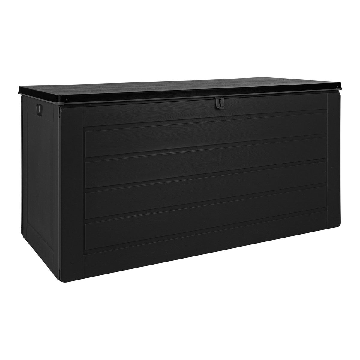 Dubrovnik Cushion Box - Kissenbox, Kunststoff, schwarz, 146,5x61x64,5 cm, 490 L