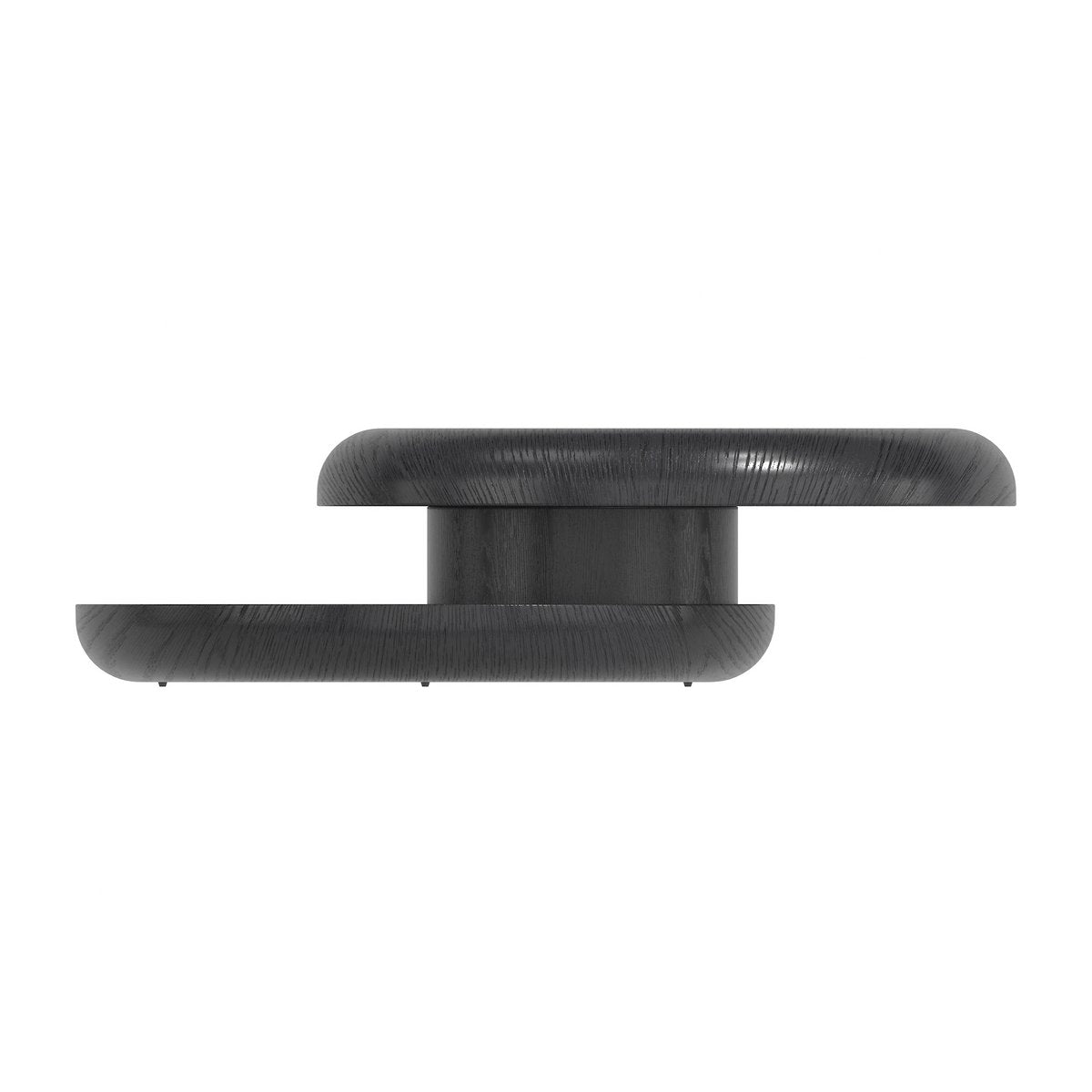 Coffee table Ø 90 cm rotatable black