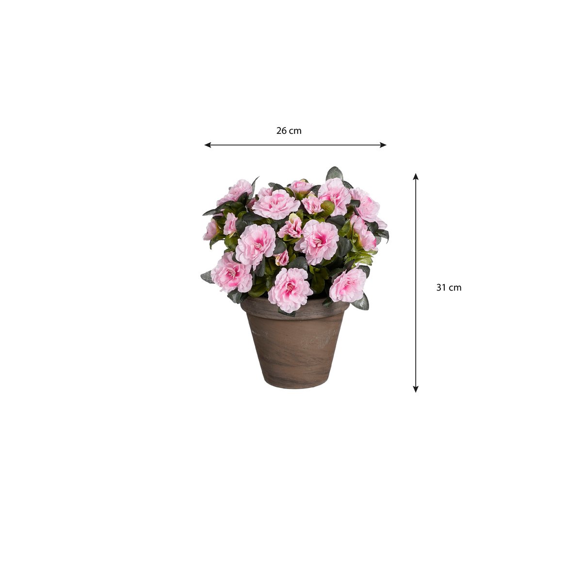 Künstliche Pflanze Azalee Pink