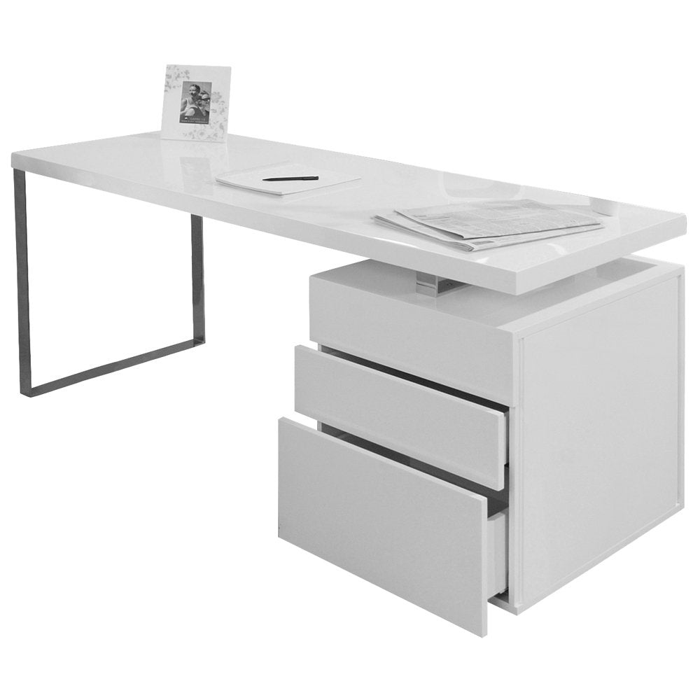 Desk 180x85x76 cm white