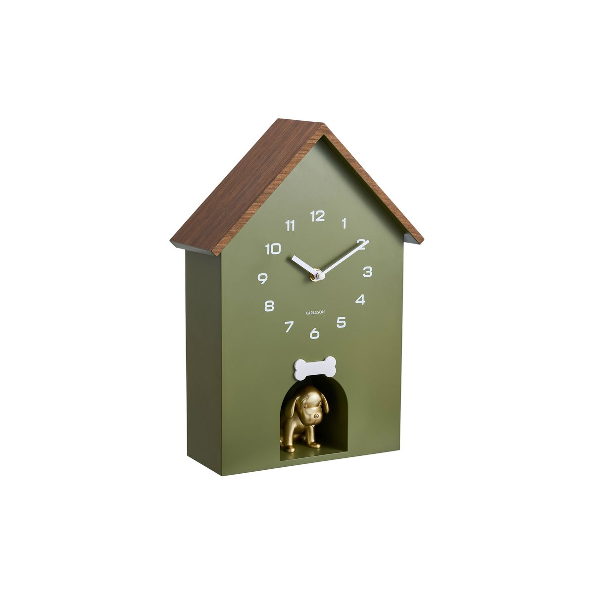 Wanduhr Hundehütte