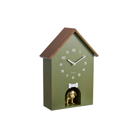 Wanduhr Hundehütte
