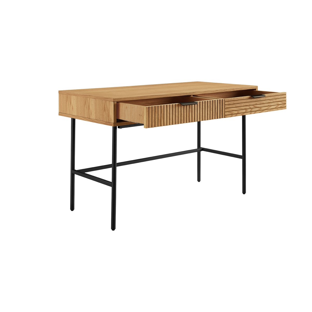 Schreibtisch 120x60 cm Eiche Echtholzfurnier