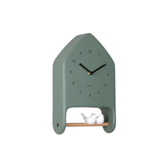 Wanduhr Liebesvögel