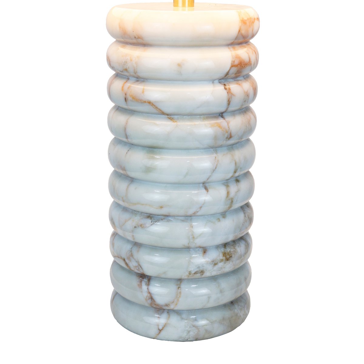 Table lamp marble/linen beige