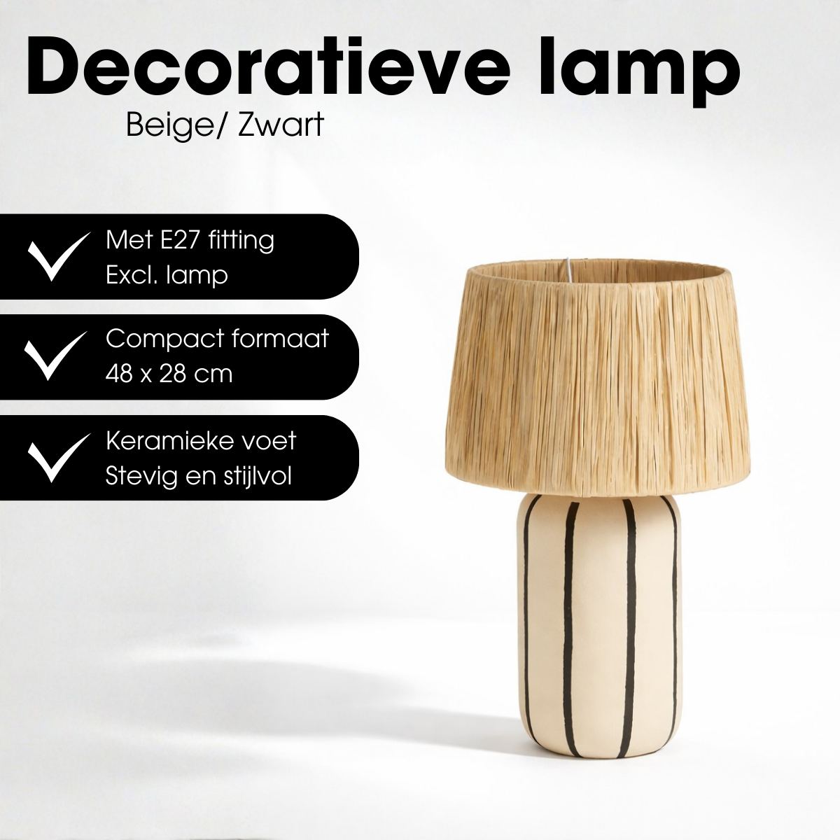 Stehleuchte Denton Beige