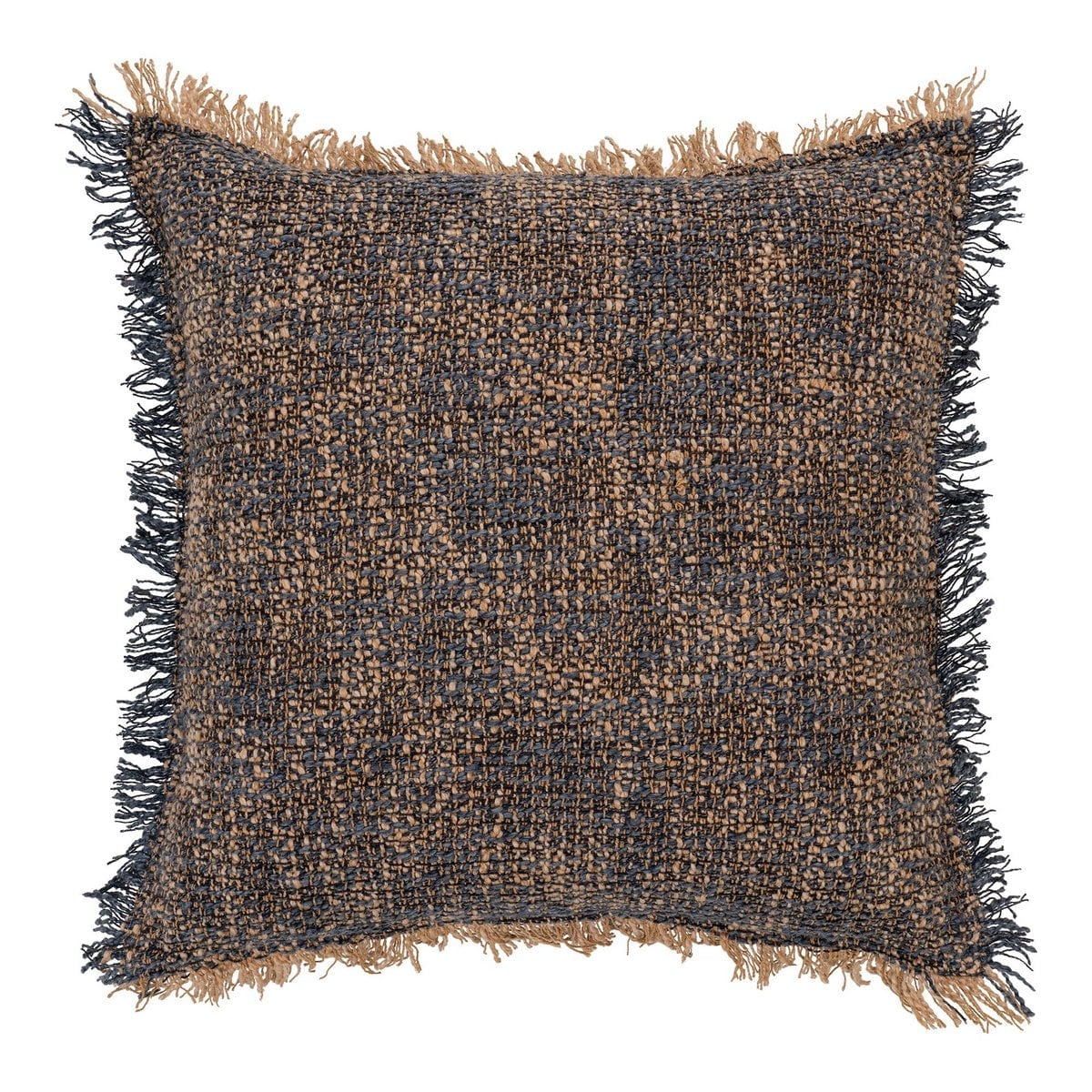 Ely Cushion - Kissen, Polyester, Baumwolle, blau/gelb, 45x45 cm